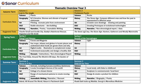 Year 3 Overview